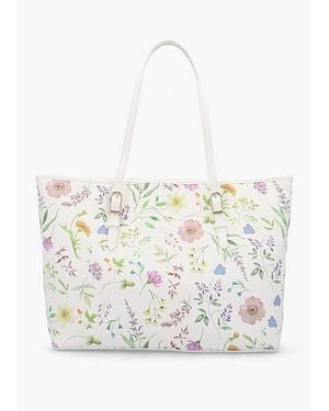 Fiorelli Etta Floral Buckle Tote Bag - White