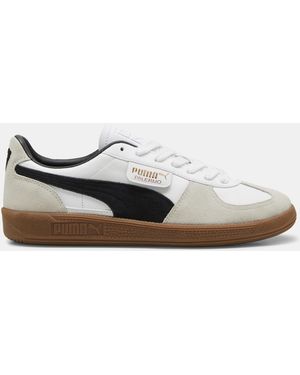 PUMA Palermo Leather Trainers - White