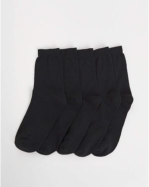 Pretty Secrets 5 Pack Super Value Ankle Socks - Blue
