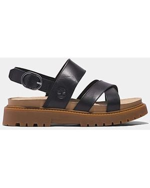 Timberland Clairemont Grain Sandals - Black