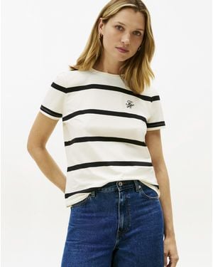 Tommy Hilfiger Script Crew Neck T-Shirt - White