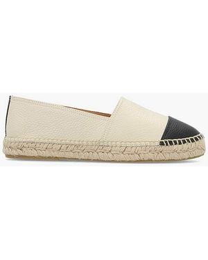 Daniel Footwear Daniel Joey Leather Toe Cap Espadrilles - Natural