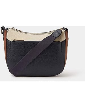 Accessorize Colour Block Crossbody Bag - Blue
