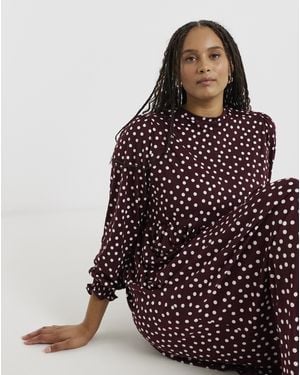 Simply Be Supersoft Midi Dress - Multicolour