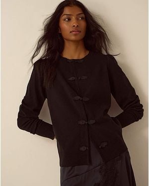 Monsoon Faye Button Cardigan - Brown
