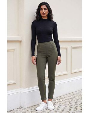 Roman Roman Fleece Lined Stretch Jean - Green