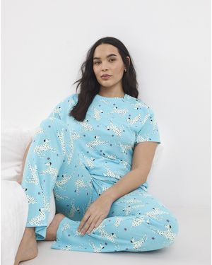 Pretty Secrets Value Dog Pyjama Set - Blue