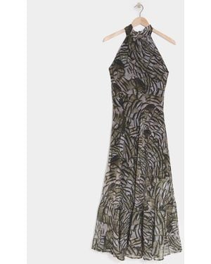Religion Time Maxi Dress - White