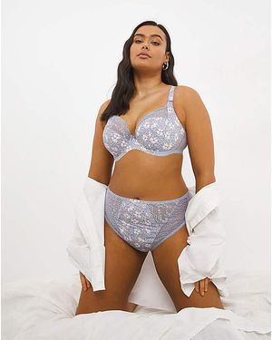 Elomi Lucie Printed High Leg Briefs - Multicolour