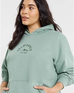 Snowdonia Oversized Hoodie - Green