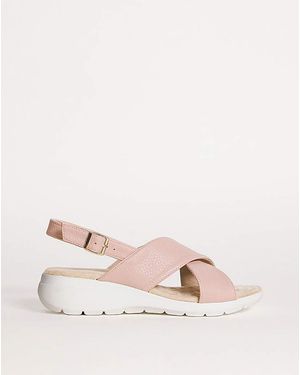 Cushion Walk Crossover Sandal E Fit - Pink