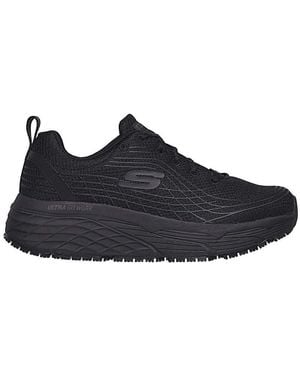 Skechers Max Cushion Elite Safety Shoes - Black
