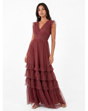 Anaya with love Anaya Plain Dress - Red