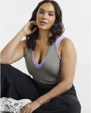 Gym King Precision Double Layered Tank - Multicolour