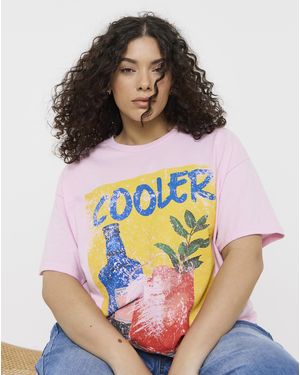 Simply Be Cooler T-Shirt - Pink