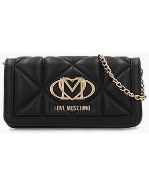 Love Moschino Mini Heart Logo Cross-Body - Black