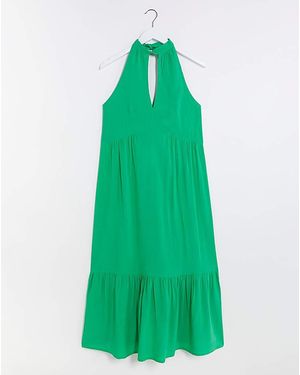JD Williams Boho Halter Neck Beach Dress - Green