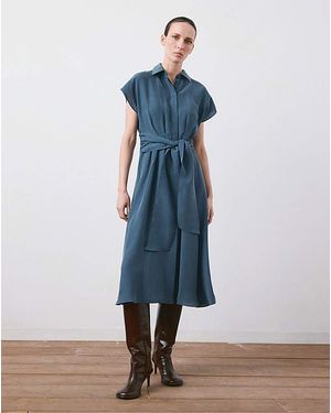 Mango Dress Maca - Blue