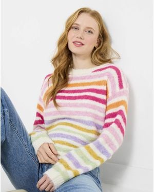 Joe Browns Jb Ella Stripe Jumper - Grey
