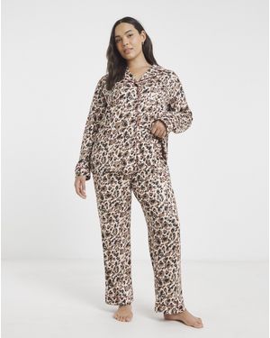 Pretty Secrets Button Through Revere Set - White