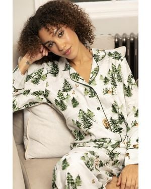 Cyberjammies Fern Pyjama Top - Natural