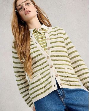 White Stuff Belle Cardi - Metallic