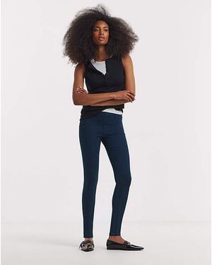 Simply Be Skinny Pull On Jegging - Blue
