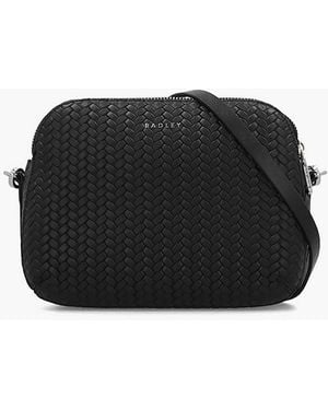 Radley Dukes Place Weave Cross-Body Bag - Black