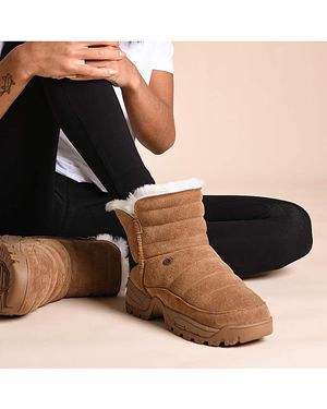 Just Sheepskin|Totes Just Sheepskin Ladies Hannah Boot - Black