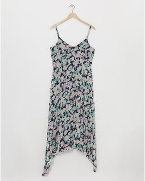Simply Be Asymmetric Hem Maxi Dress - White
