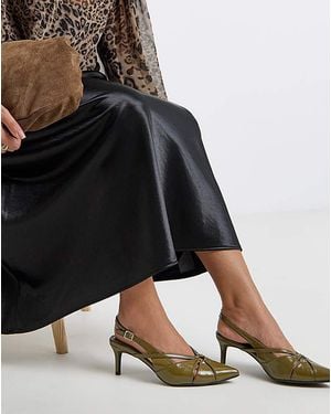 Simply Be Slingback Point Heel Extra Wide Fit - Black