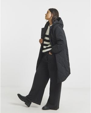 Simply Be Quilted Hybrid Jacket Gilet - Blue