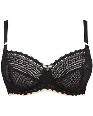 Freya Daisy Lace Balcony Wired Bra - Black