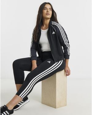 adidas 3 Stripes 3/4 Leggings - Black
