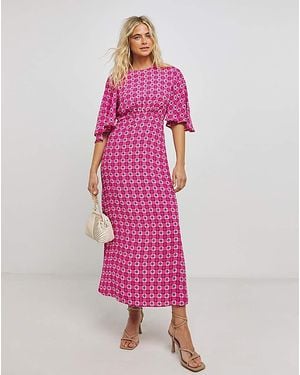 Nobody's Child Eva Midi Dress - Pink