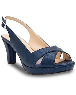 Paradox London Luisa Platform Sandals - Blue