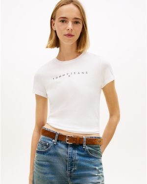 Tommy Hilfiger Slim Tee - White