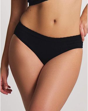 Pretty Secrets Scallop Seamfree Comfort Knicker - Black