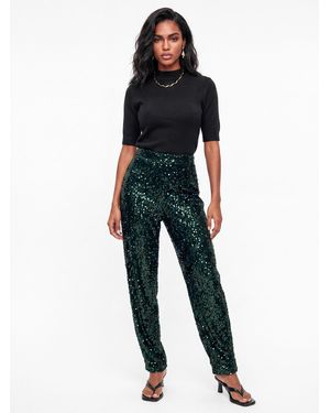 Lovedrobe Sequined Trouser - Blue