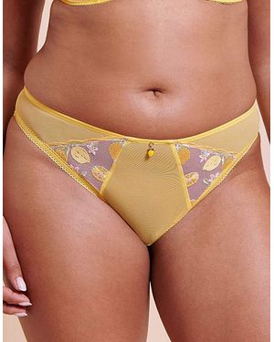 Curvy Kate Limoncello Tanga Brief - Yellow