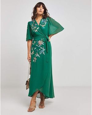 Hope & Ivy Gisela Maxi Dress - Green