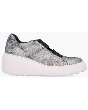Fly London Dito Ii Wedge Trainers - Grey