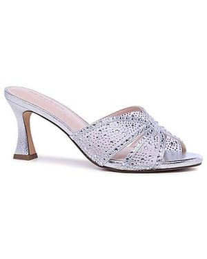 Paradox London Marisol Mule Heel - White