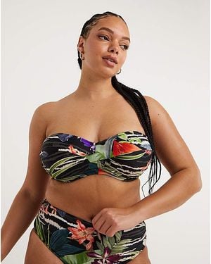 Fantasie Maldives Bandeau Bikini Top - Black