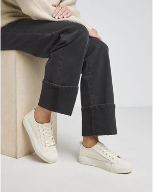 Simply Be Mesh Lace Trainer - Black