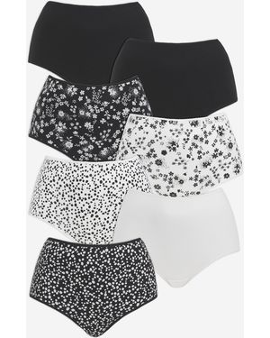Pretty Secrets 7 Pack Full Fit Brief - Multicolour