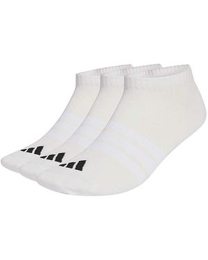 adidas Essential 3 Pack Trainer Socks - White