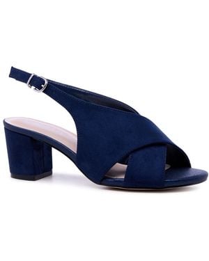 Paradox London Neroli Wide Fit Sandals - Blue