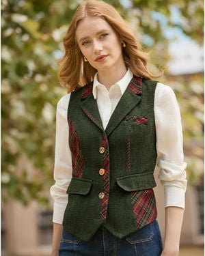 Joe Browns Ruby Mix And Match Waistcoat - Green