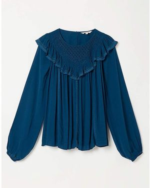 FatFace Ginny Blouse - Blue